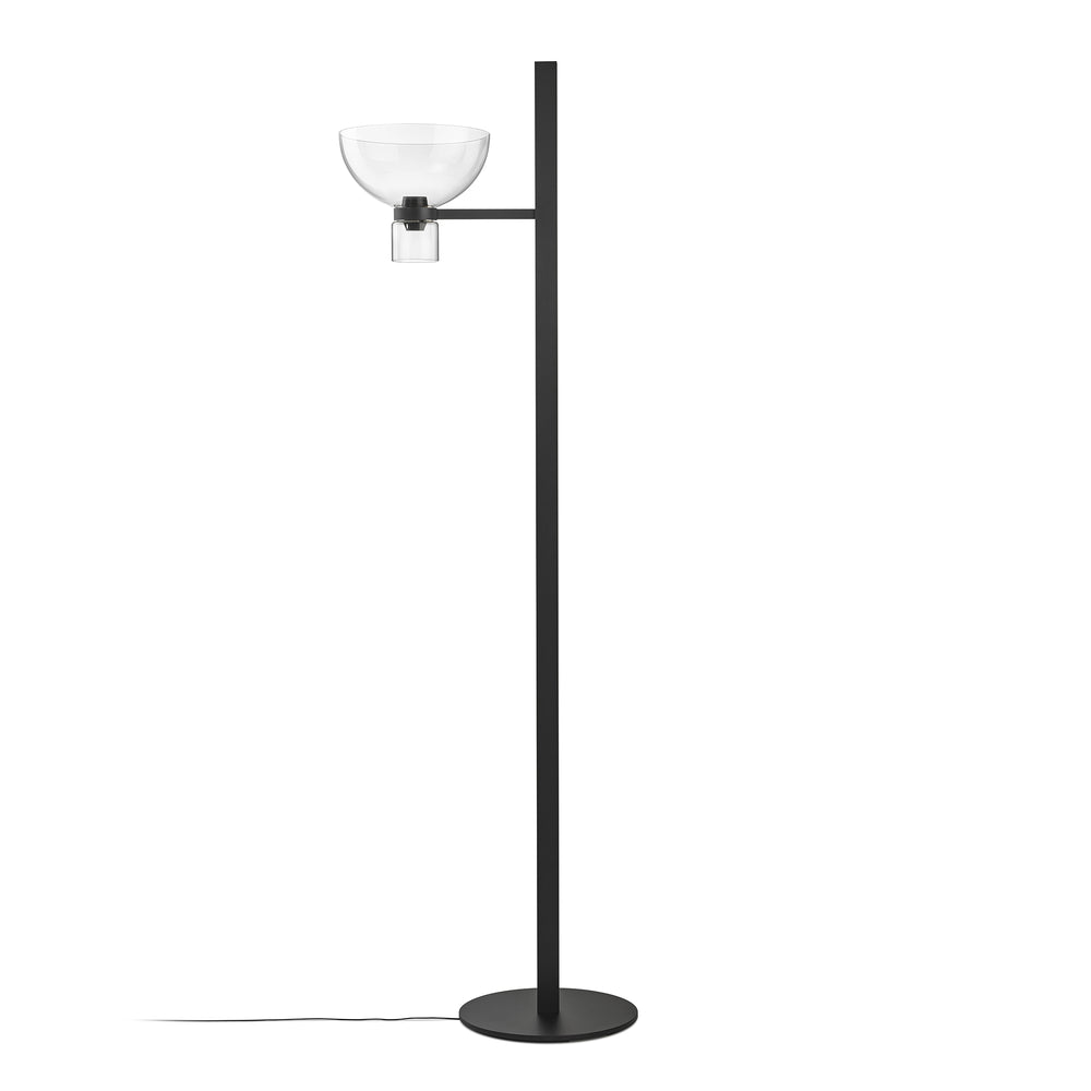 Flos - Nocturne Stehlampe | F1 Schale / schwarz