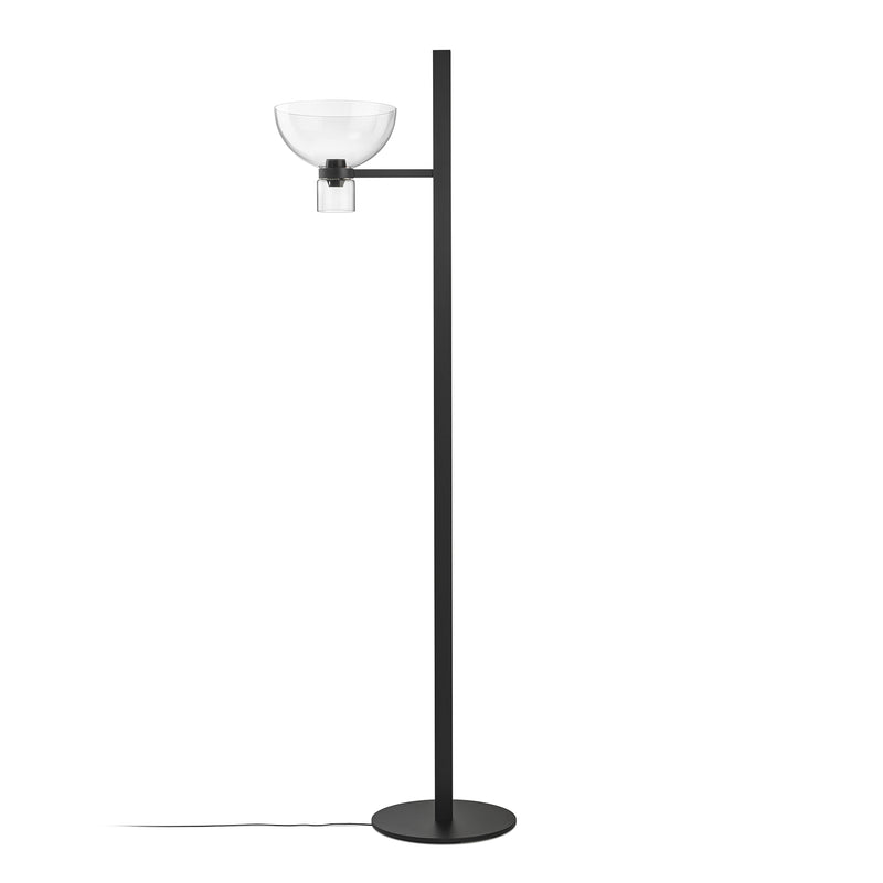 Flos - Nocturne Stehlampe | F1 Schale / schwarz