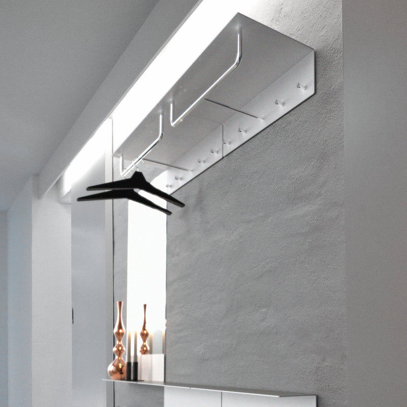 Frost - Unu Wandgarderobe mit Haken und Stange