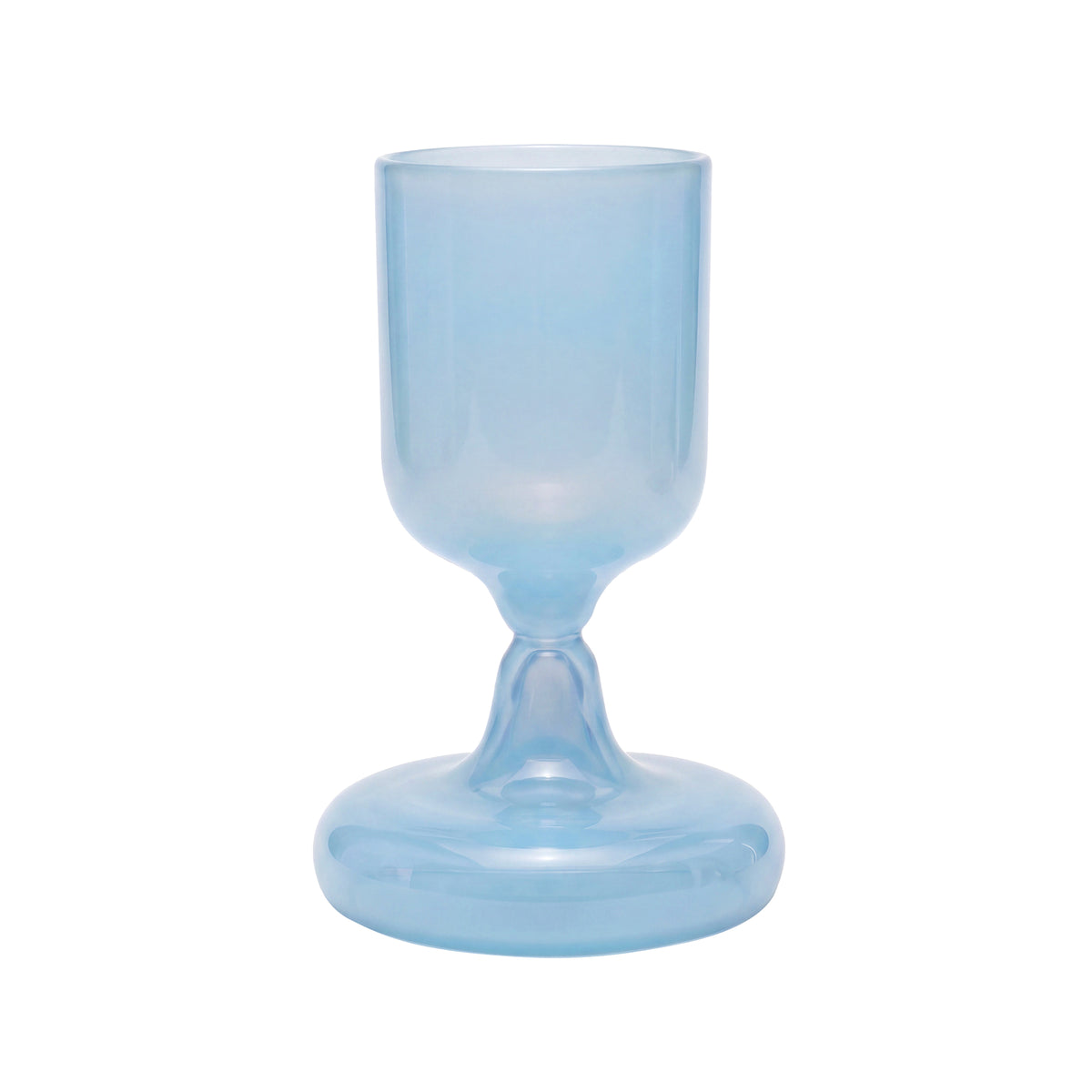 Gustaf Westman - Chunky Bierglas | light blue