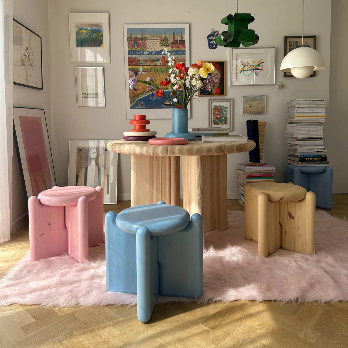 Gustaf Westman - Chunky Hocker | cream