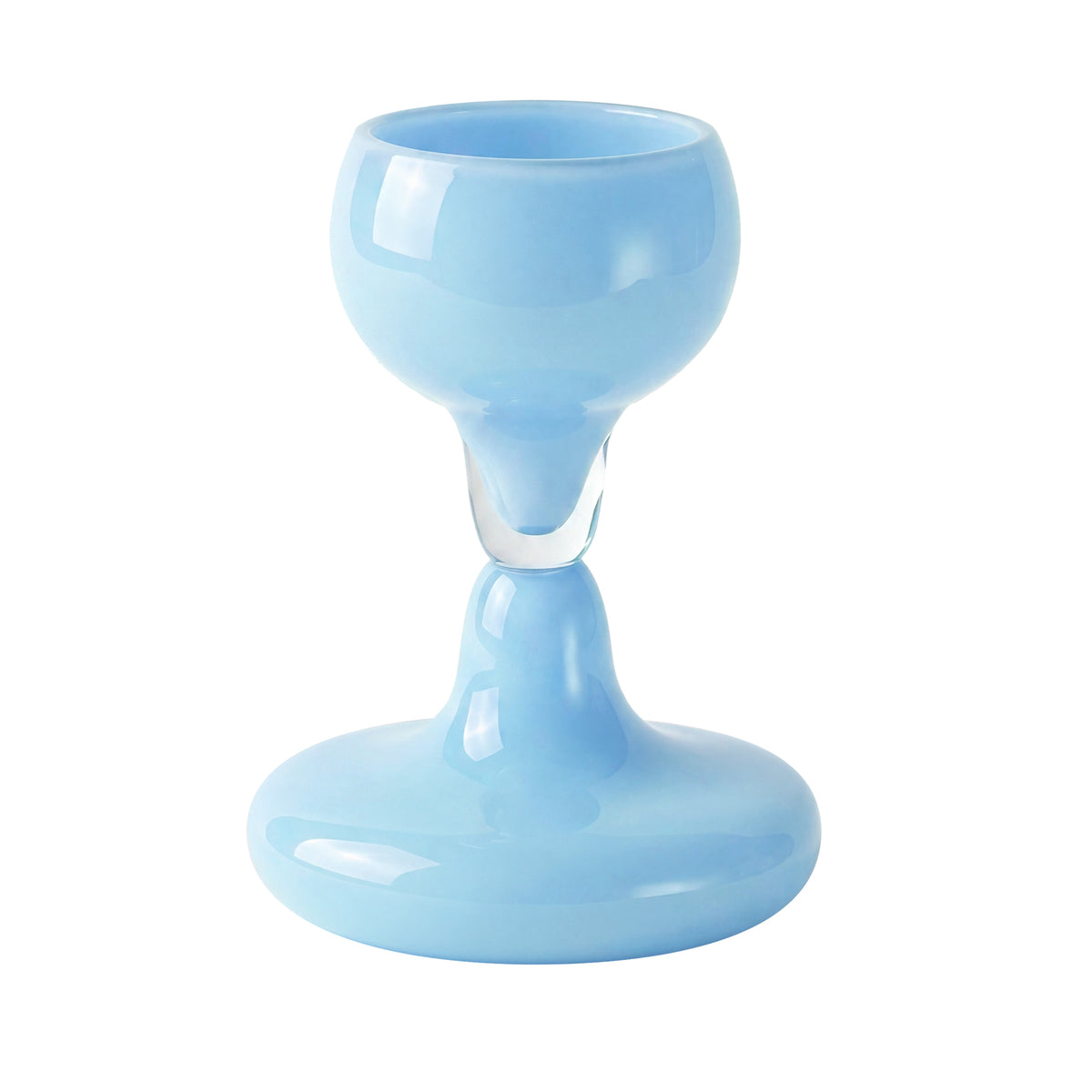 Gustaf Westman - Chunky Weinglas | light blue