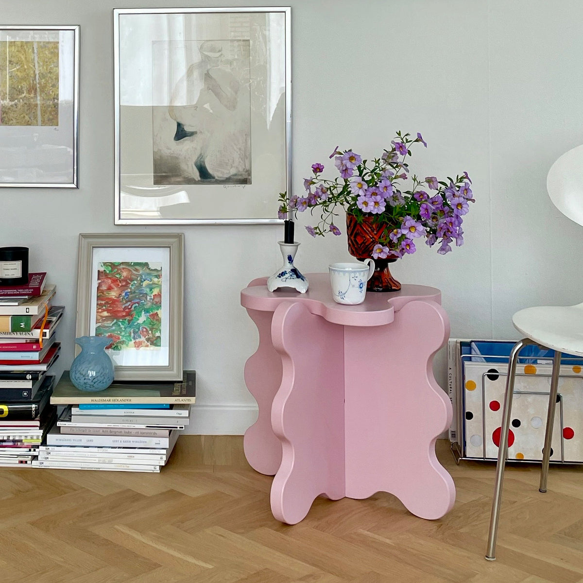 Gustaf Westman - Curvy Tisch Mini | pink