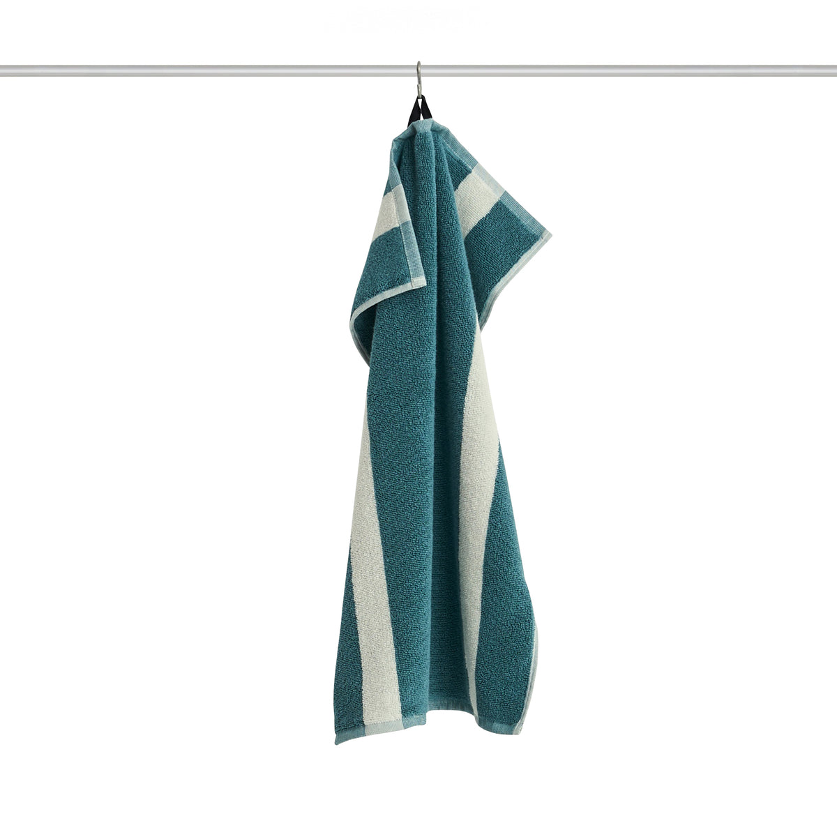 HAY - Stripe Handtuch | petrol blue