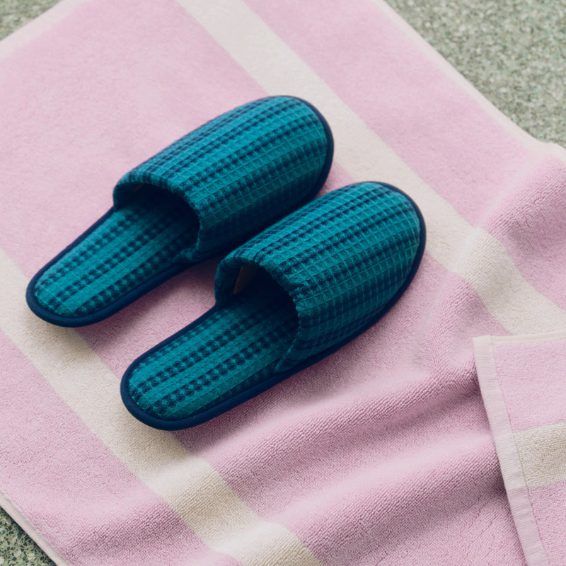HAY - Waffle Hausschuhe | petrol blue