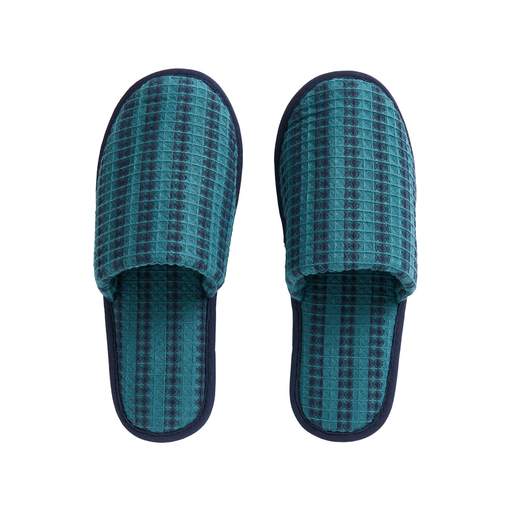 HAY - Waffle Hausschuhe | petrol blue