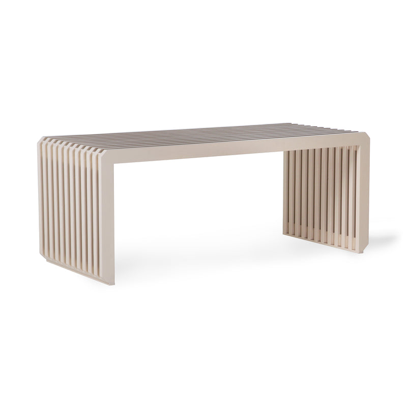HKliving - Slatted Bank | 96 cm / sand