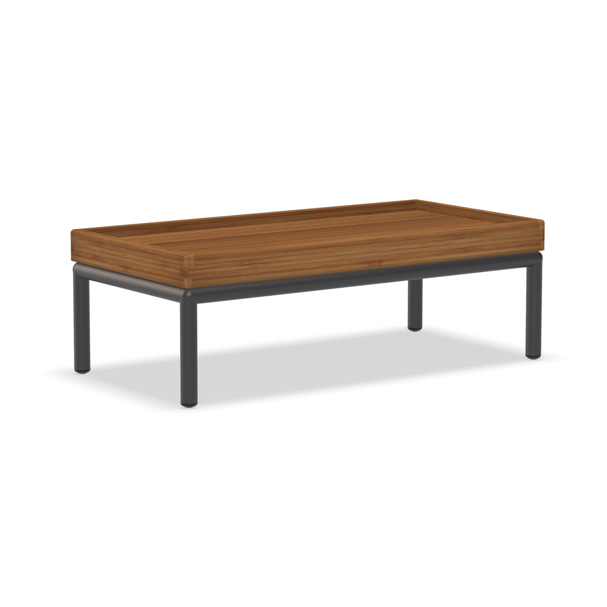 HOUE - LEVEL-LEVEL 2 Outdoor Beistelltisch | Bambus / dunkelgrau