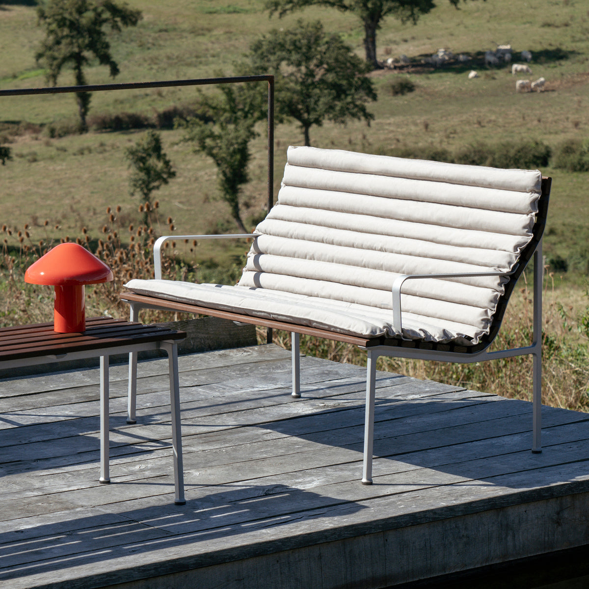HAY - Traverse Quilted Auflagen &amp; Sitzkissen für Outdoor Lounge Bank