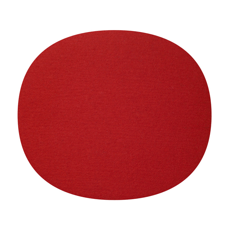 Hey Sign Filz-Auflage Eames Plastic Side Chair | mit Antirutsch-Beschichtung / rot