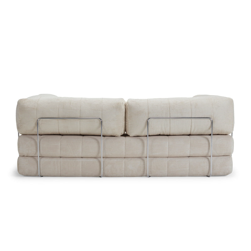 Innovation Living - Cozypad Schlafsofa, 2 L-förmige Rückenpolster
