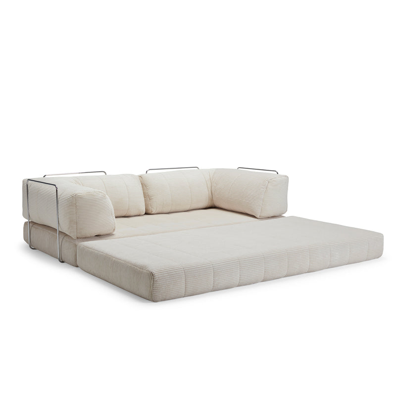 Innovation Living - Cozypad Schlafsofa, 2 L-förmige Rückenpolster