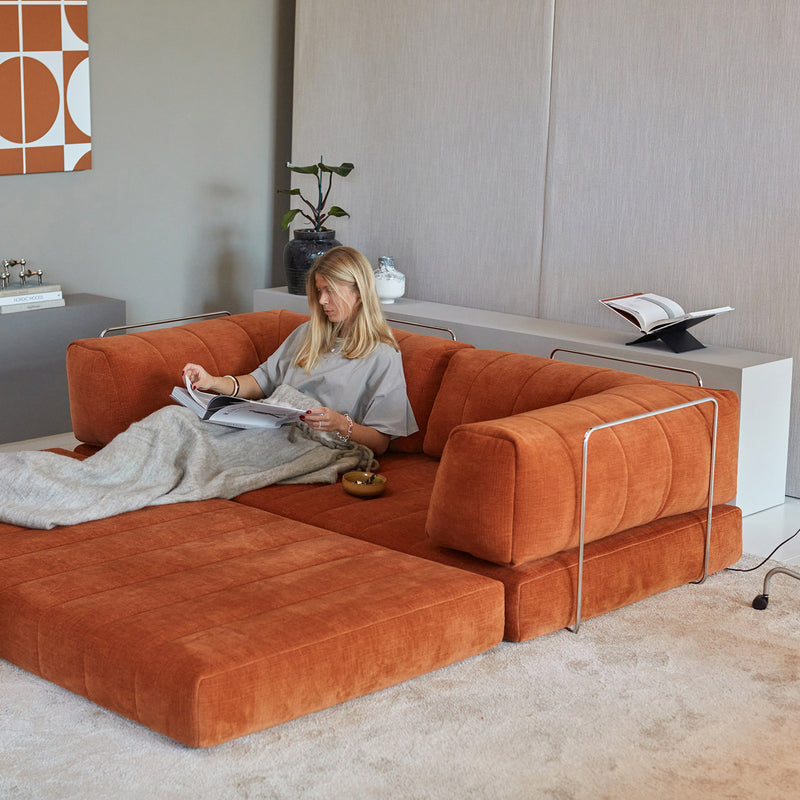 Innovation Living - Cozypad Schlafsofa, 2 L-förmige Rückenpolster