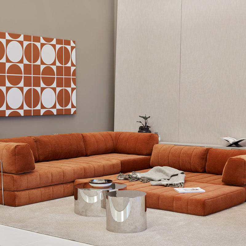 Innovation Living - Cozypad Schlafsofa &amp; Pouf mit Rückenpolster / Armlehne