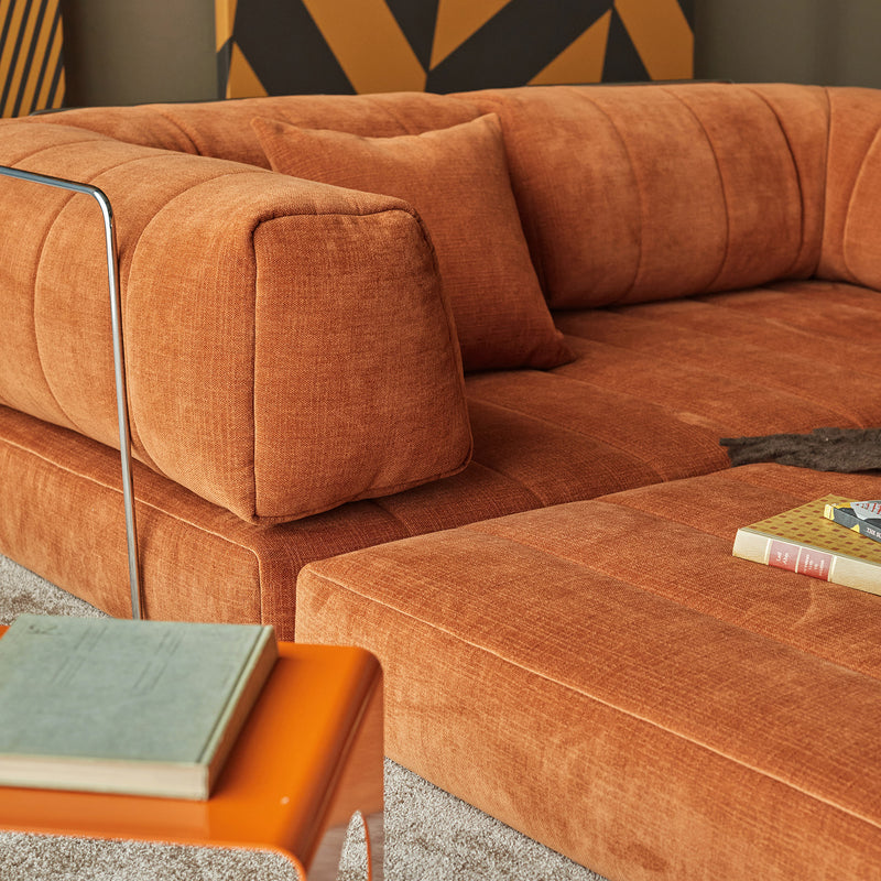 Innovation Living - Cozypad Schlafsofa &amp; Pouf mit Rückenpolster / Armlehne