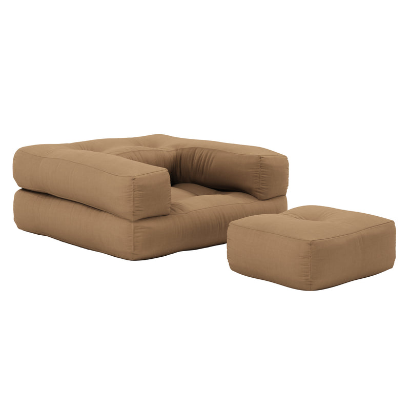 Karup - Mini Cube Kinder-Futonsessel | 755 Mocca