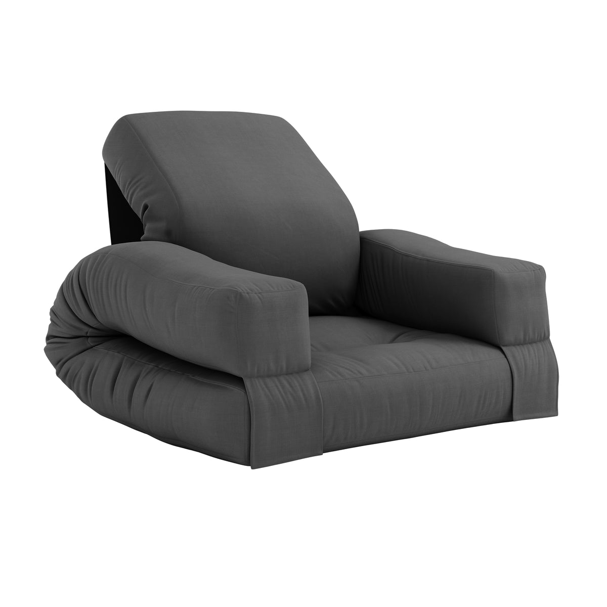 Karup - Mini Hippo Kinder-Futonsessel | 734 Dark Grey