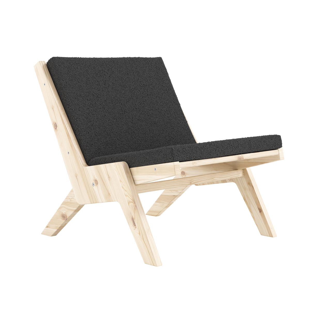 Karup - Sway Lounge Chair mit Sitzkissen | 621 Midnight Grey