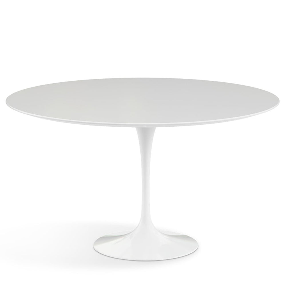 Knoll - Saarinen Tulip Esstisch | Laminat weiß / Ø 137 cm