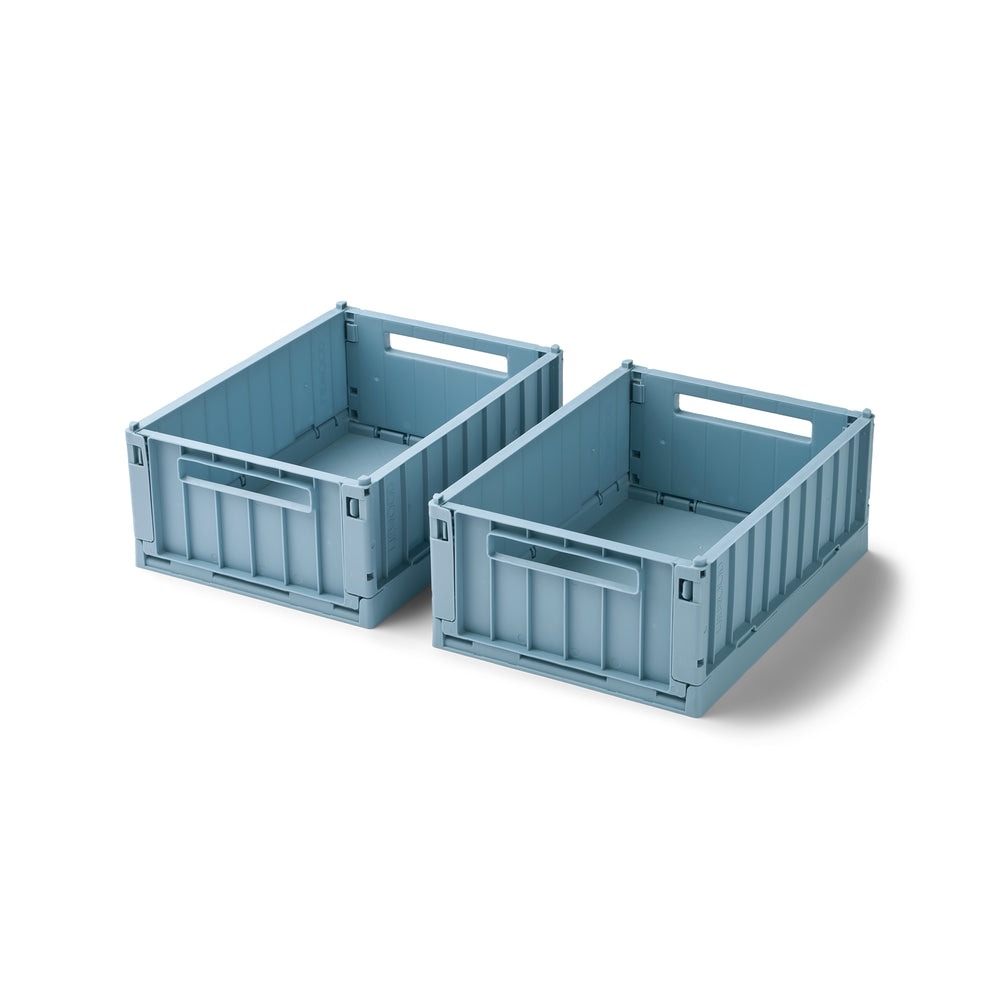 LIEWOOD - Weston Aufbewahrungsbox | 2er-Set / S / beach blue