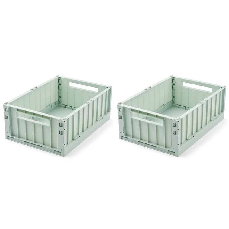LIEWOOD - Weston Aufbewahrungsbox | 2er-Set / M / light peppermint