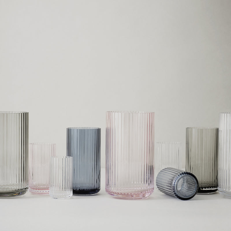 Lyngby Porcelæn - Glasvase H 25 cm | transparent