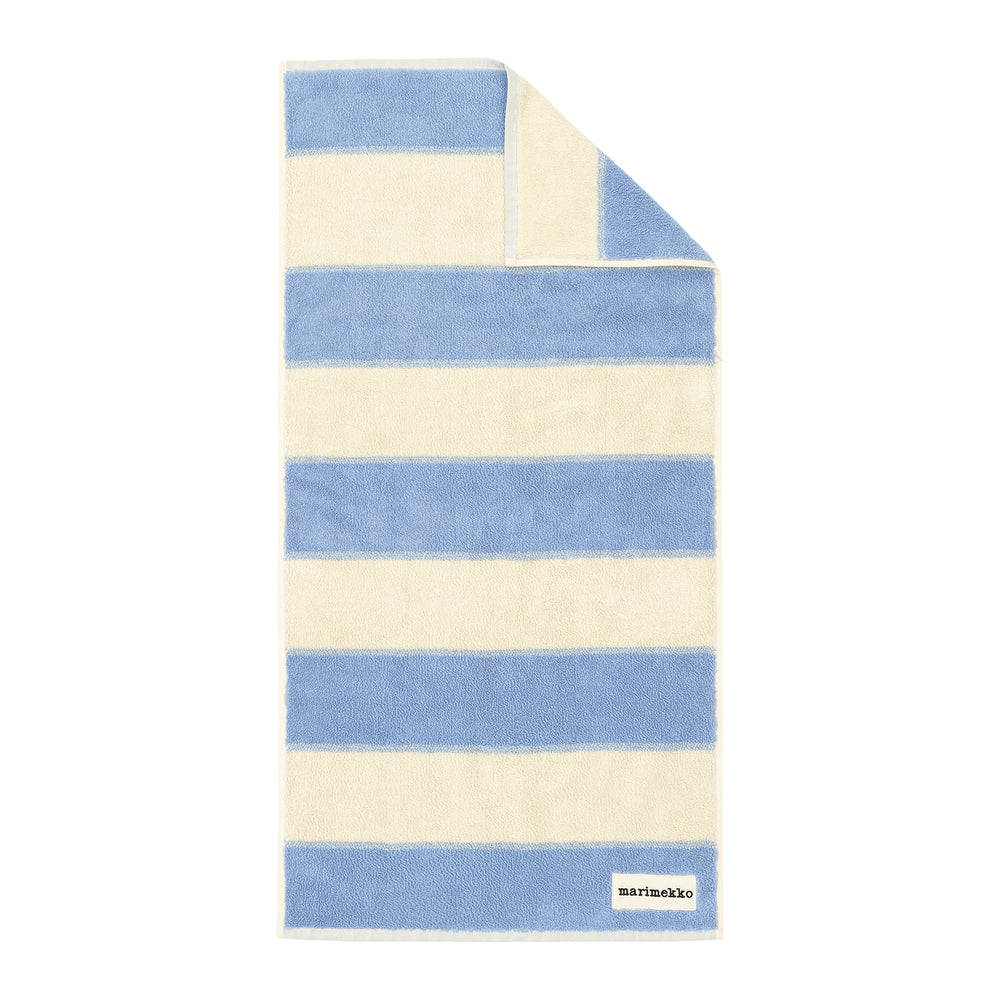Marimekko - Galleria Handtuch | 50 x 100 cm / hellblau / melon