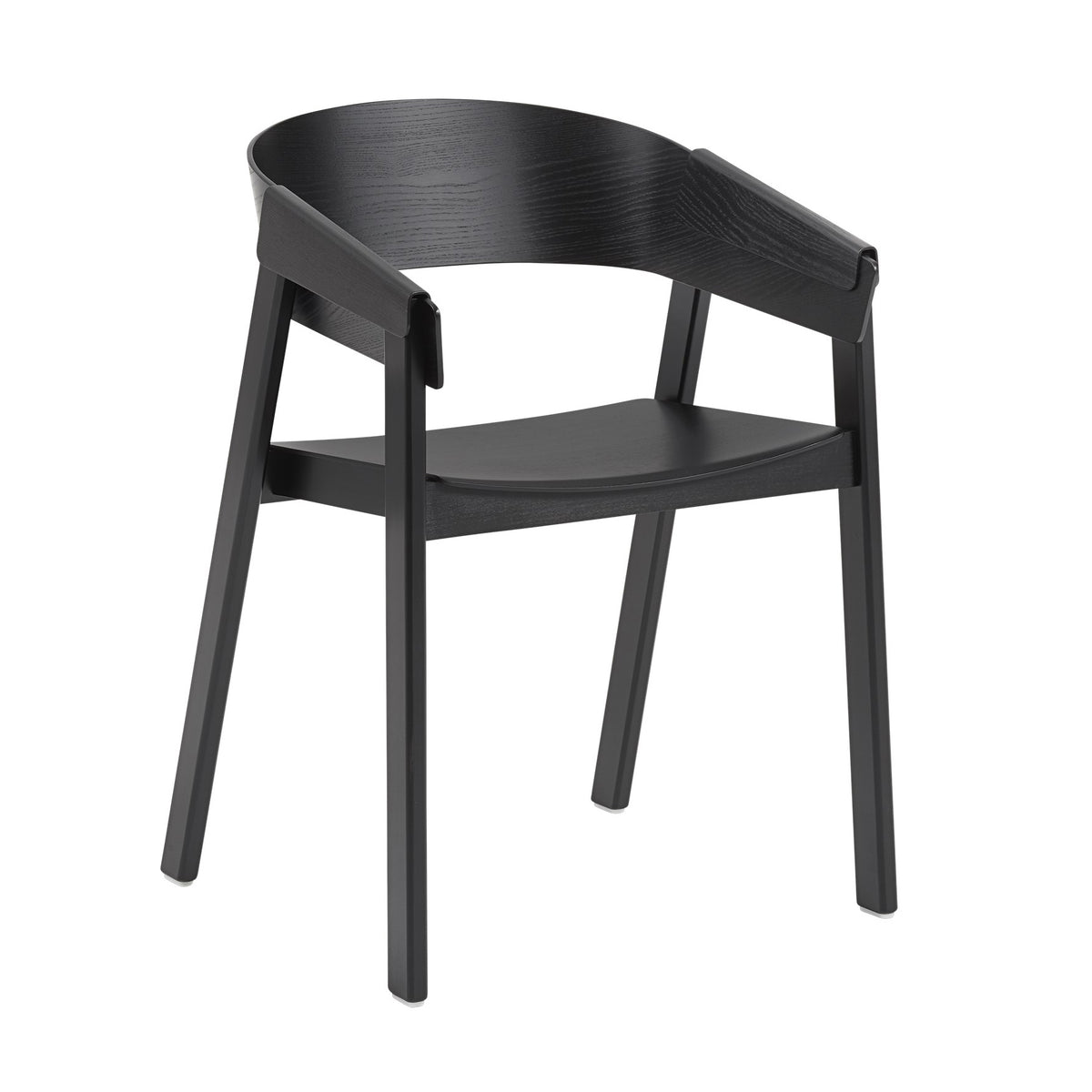 Muuto - Cover Stuhl | Eiche schwarz