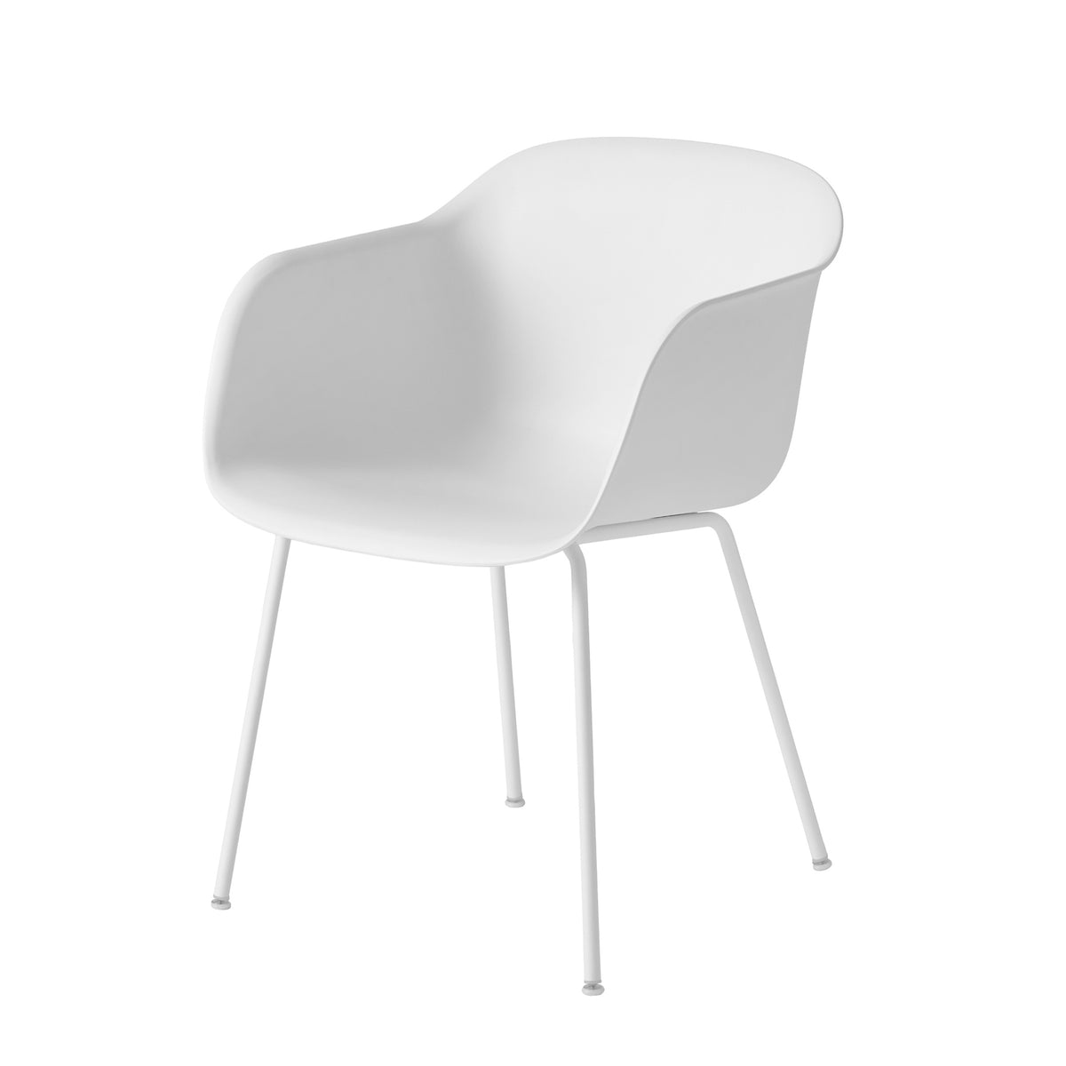 Muuto - Fiber Chair Tube Base | weiß / weiß