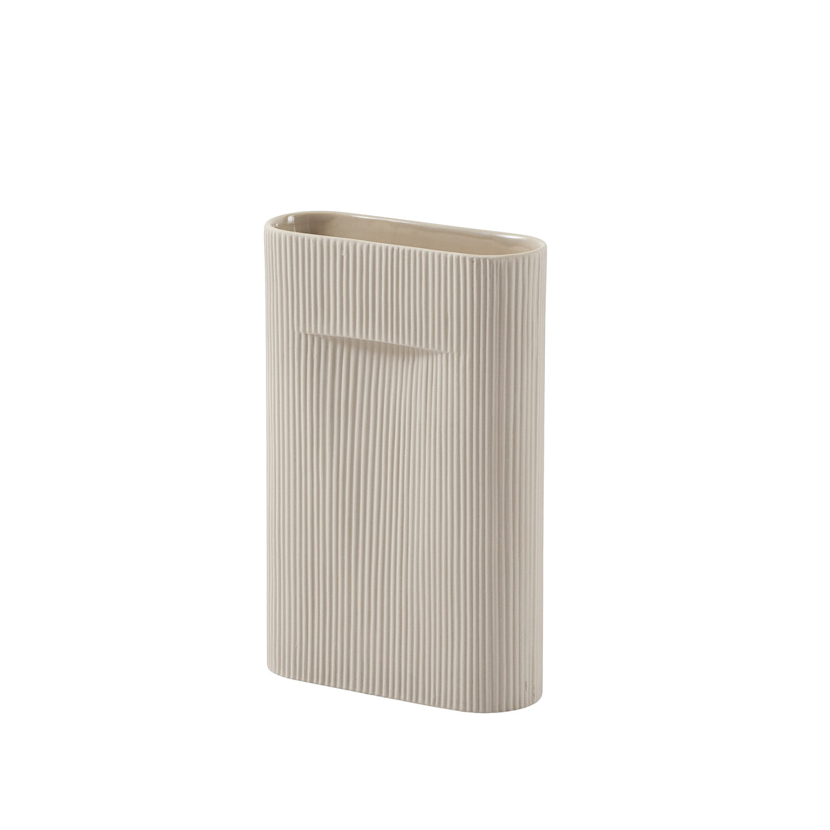 Muuto - Ridge Vase | H 35 cm / beige
