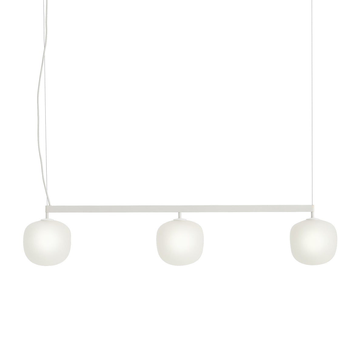 Muuto - Rime Rail Pendelleuchte | weiß