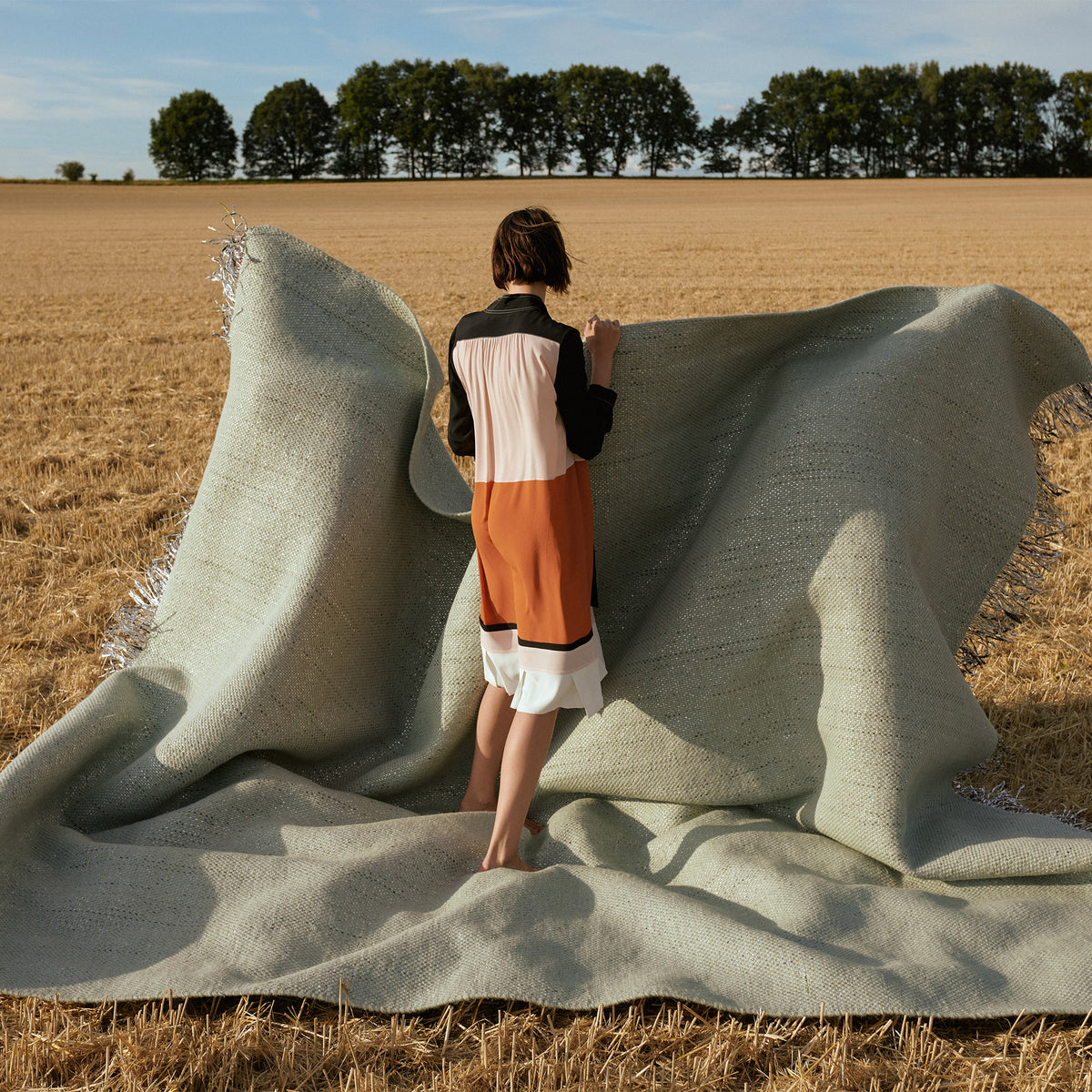 Nomad - Candy Wrapper Rug mint | 200 x 300 cm