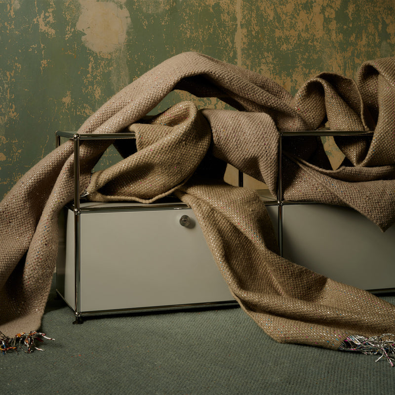 Nomad - Candy Wrapper Rug white sand | 180 x 240 cm