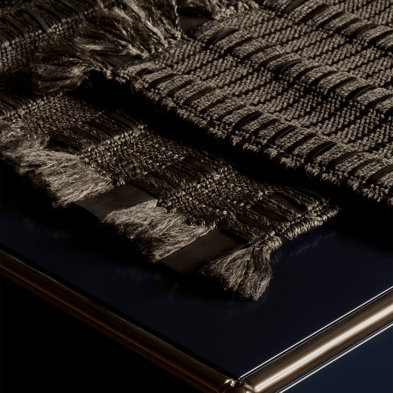 Nomad - Rubber Rug black | 120 x 80 cm