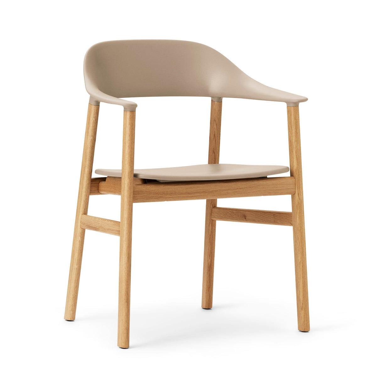 Normann Copenhagen - Herit Armlehnstuhl | sand / Eiche natur