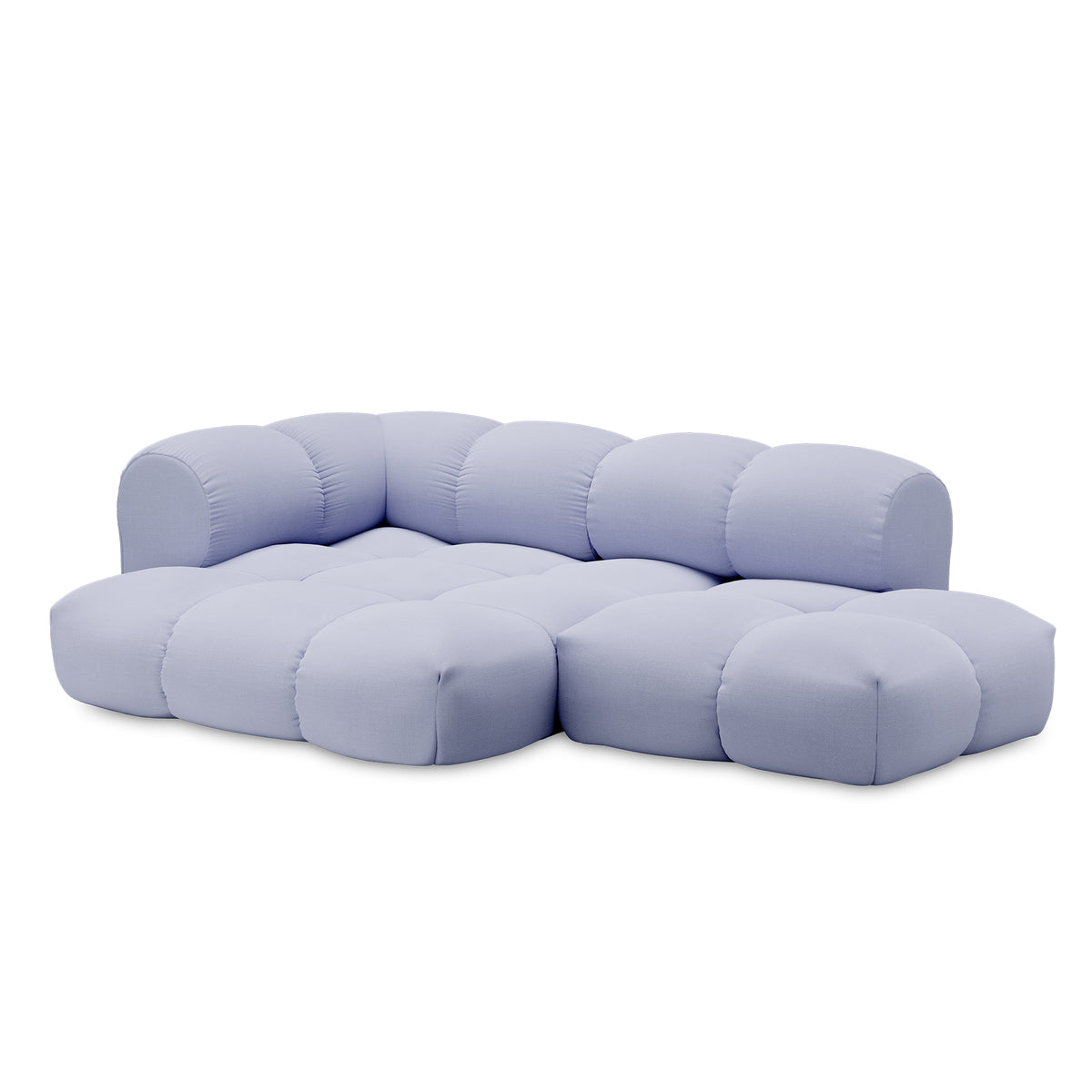 OUT Objekte unserer Tage - Sander 06 3-Sitzer Sofa | Kvadrat Vidar fliederblau (0723) / Links