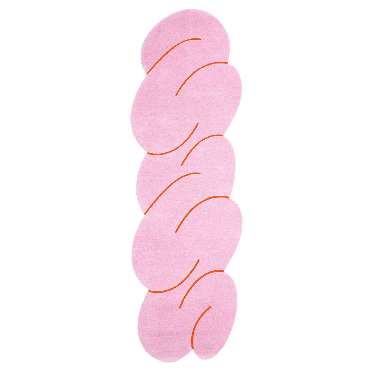 Okej - Squiggle Teppich, Pink Melange | large