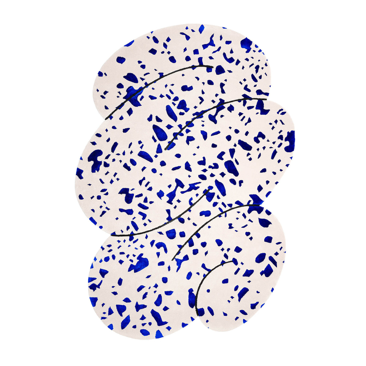 Okej - Squiggle Teppich, Speckled | small