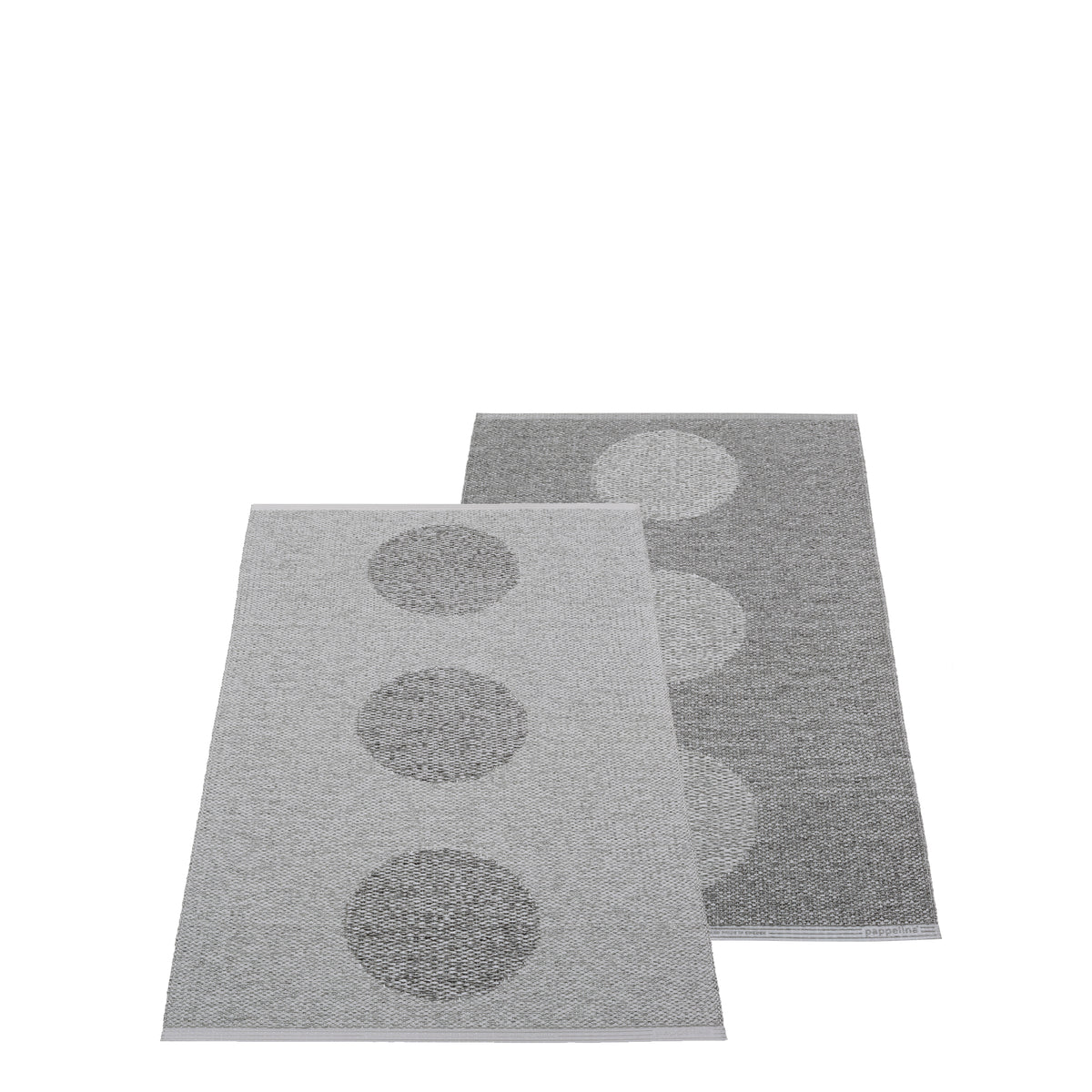 Pappelina - Vera Wendeteppich 2.0 (Bio Edition) | 70 x 120 cm / grey/granit metallic