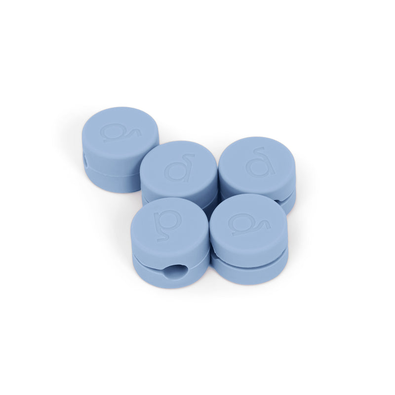 Pedestal - Cable Clips (5er-Set) | powder blue