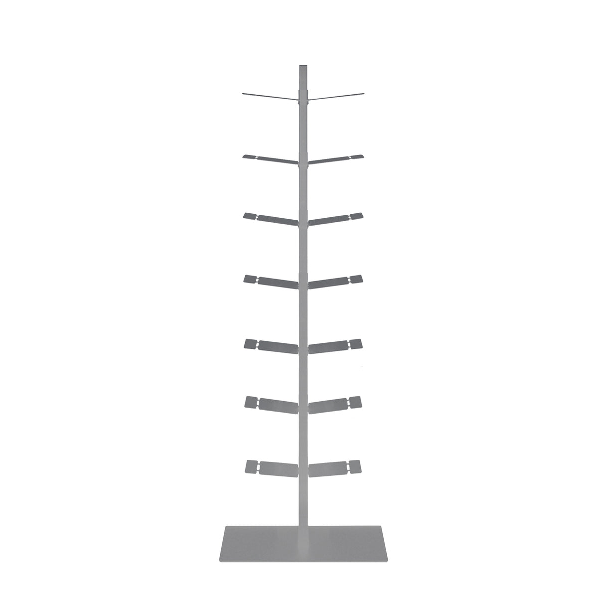 Radius Design - Booksbaum Standregal | big double / silber