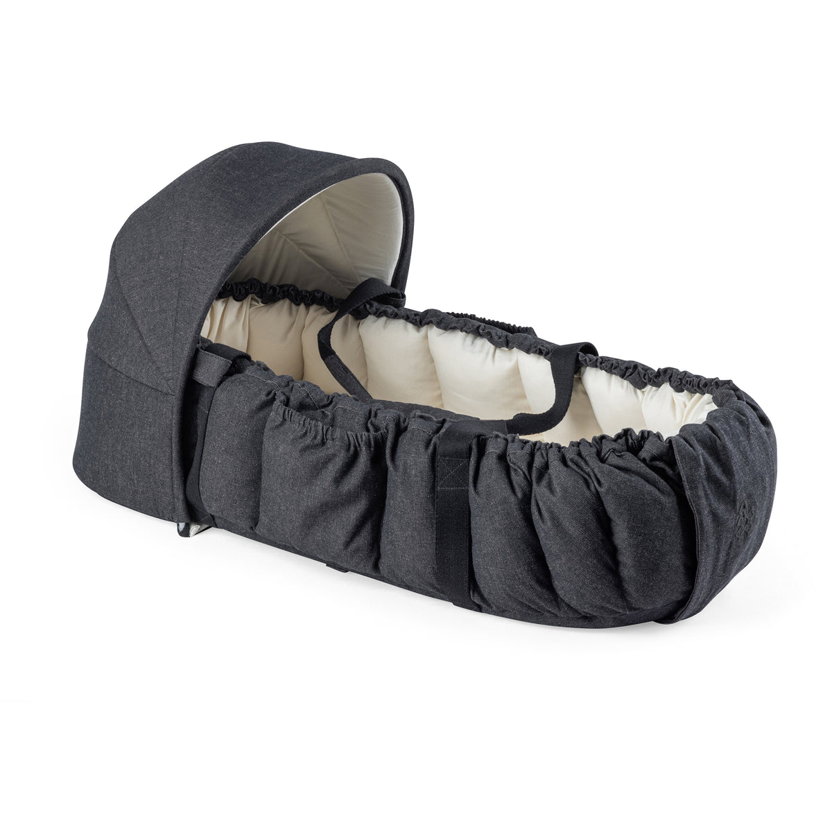 Sebra - 3-in-1 Baby Nestchen+Verdeck | grey melange