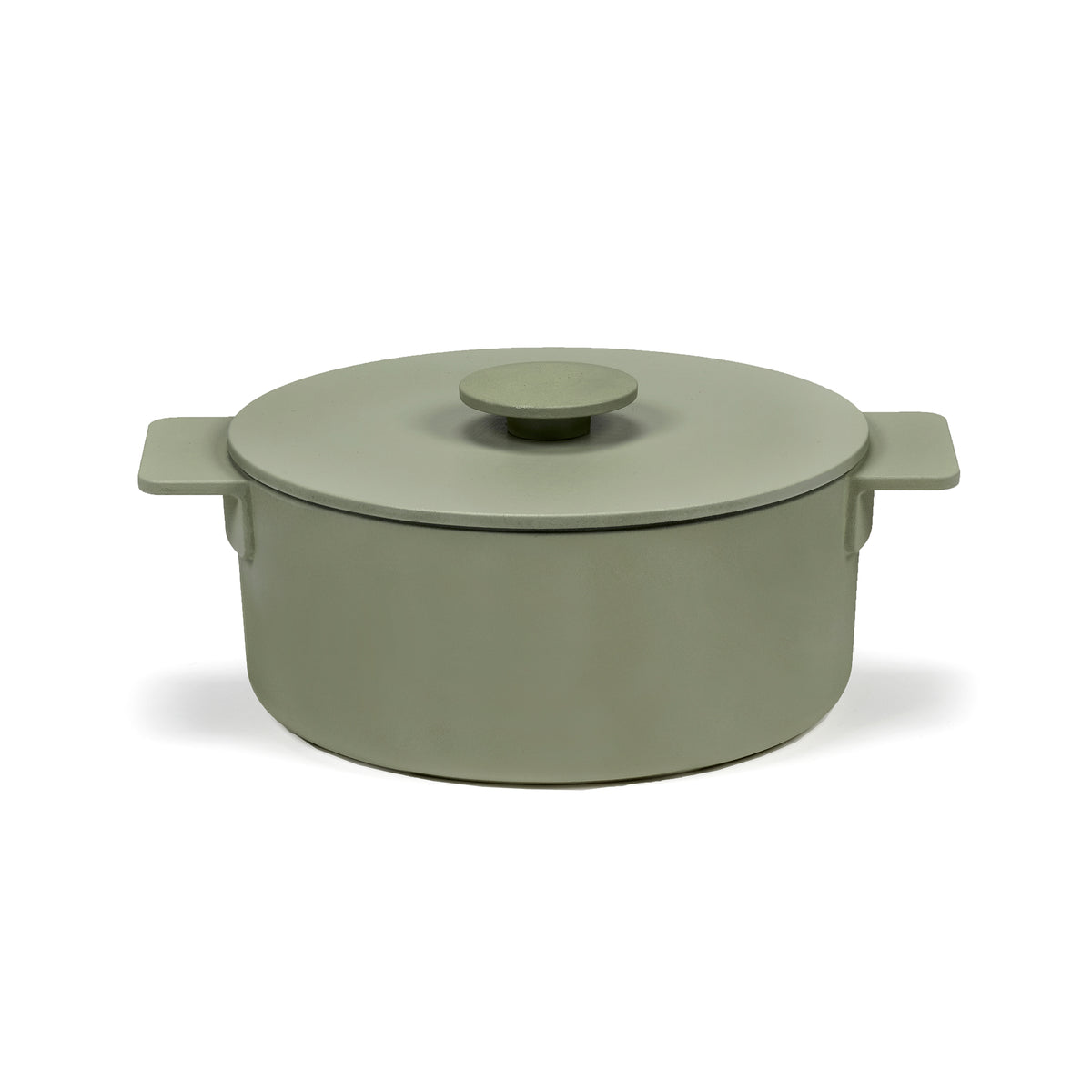 Serax - Surface Gusseisentopf mit Deckel | 2 l / grün