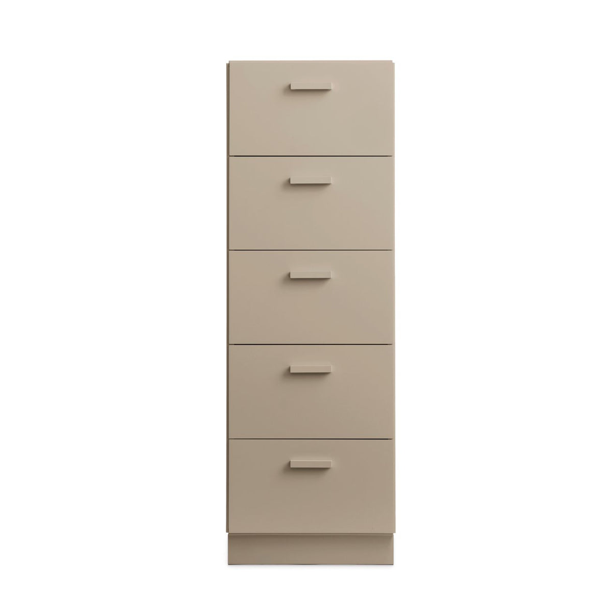 String - Relief Kommode mit Sockel | 41 x 41 x 115 cm / beige