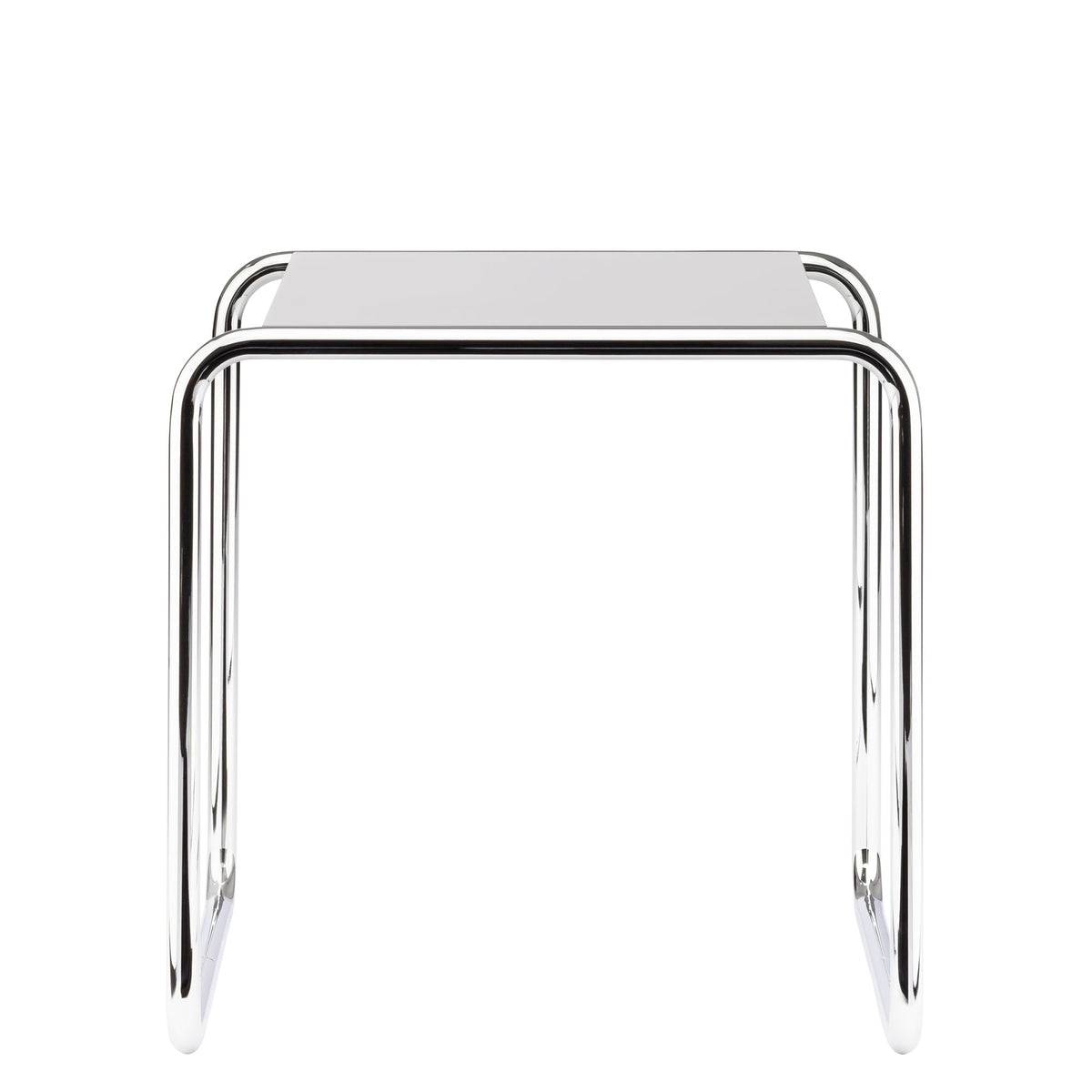 Thonet - B 9 Beistelltisch | a (45 x 45 x 39 cm) / decklackiert weiß