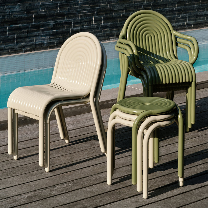 Tom Dixon - Groove Gartenhocker