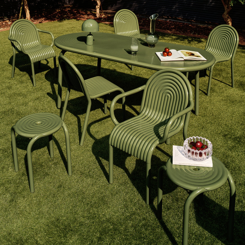 Tom Dixon - Groove Gartenhocker