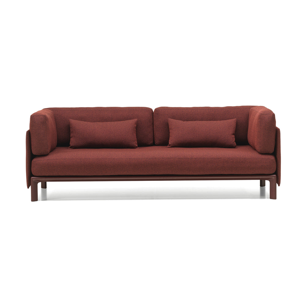 Vitra - Anagram flexibles Modul-Sofa | dunkel bordeaux / dark red melange (Cento 12)