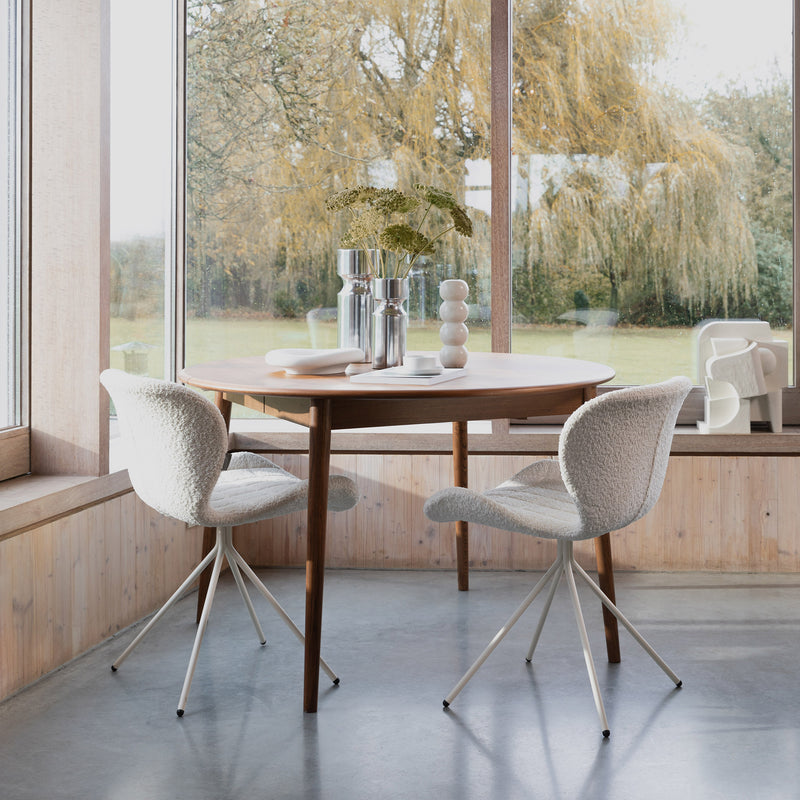 Zuiver - Twist Esstisch | Ø 120 / 160 cm / walnuss