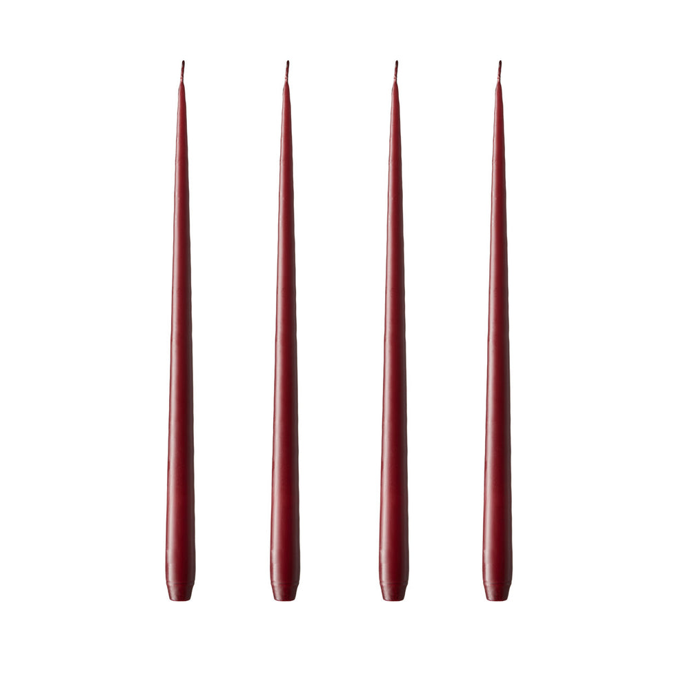 ester &amp; erik - Spitzkerze | No. 44/2, deep wine / matt